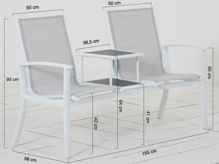Felix Tete A Tete Antraciet Exclusief 2 Felix Tete A Tete Antraciet Exclusief - Afbeelding 2