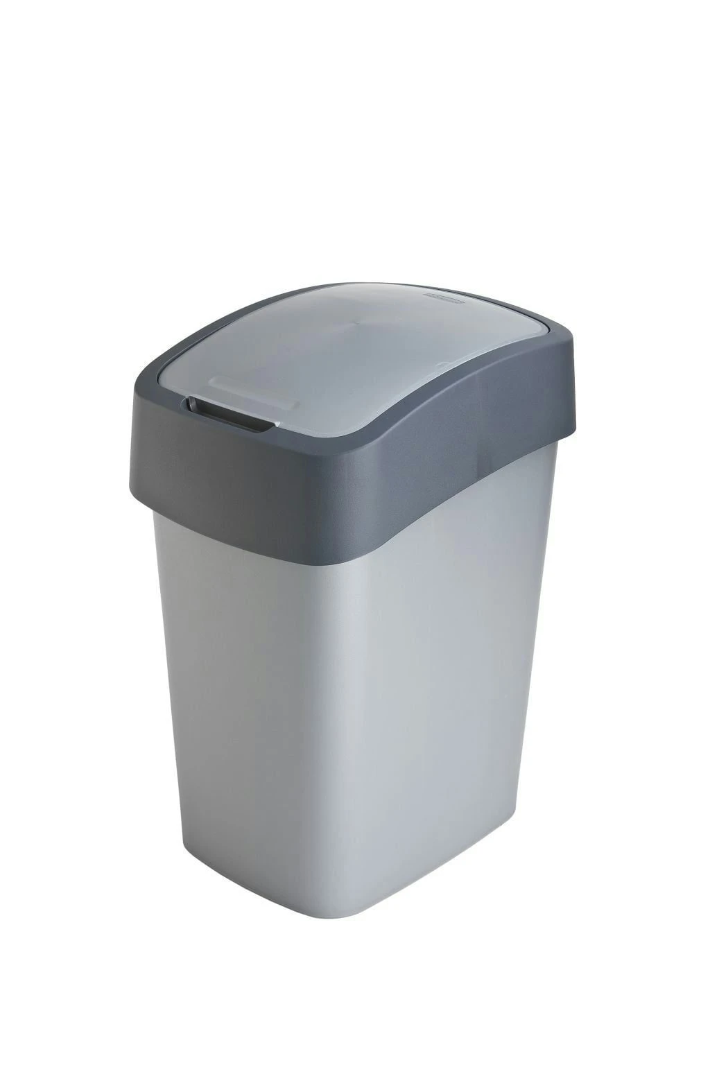 Curver Flip Bin 25 Liter Zilver/antraciet 1 Curver Flip Bin 25 Liter Zilver/antraciet