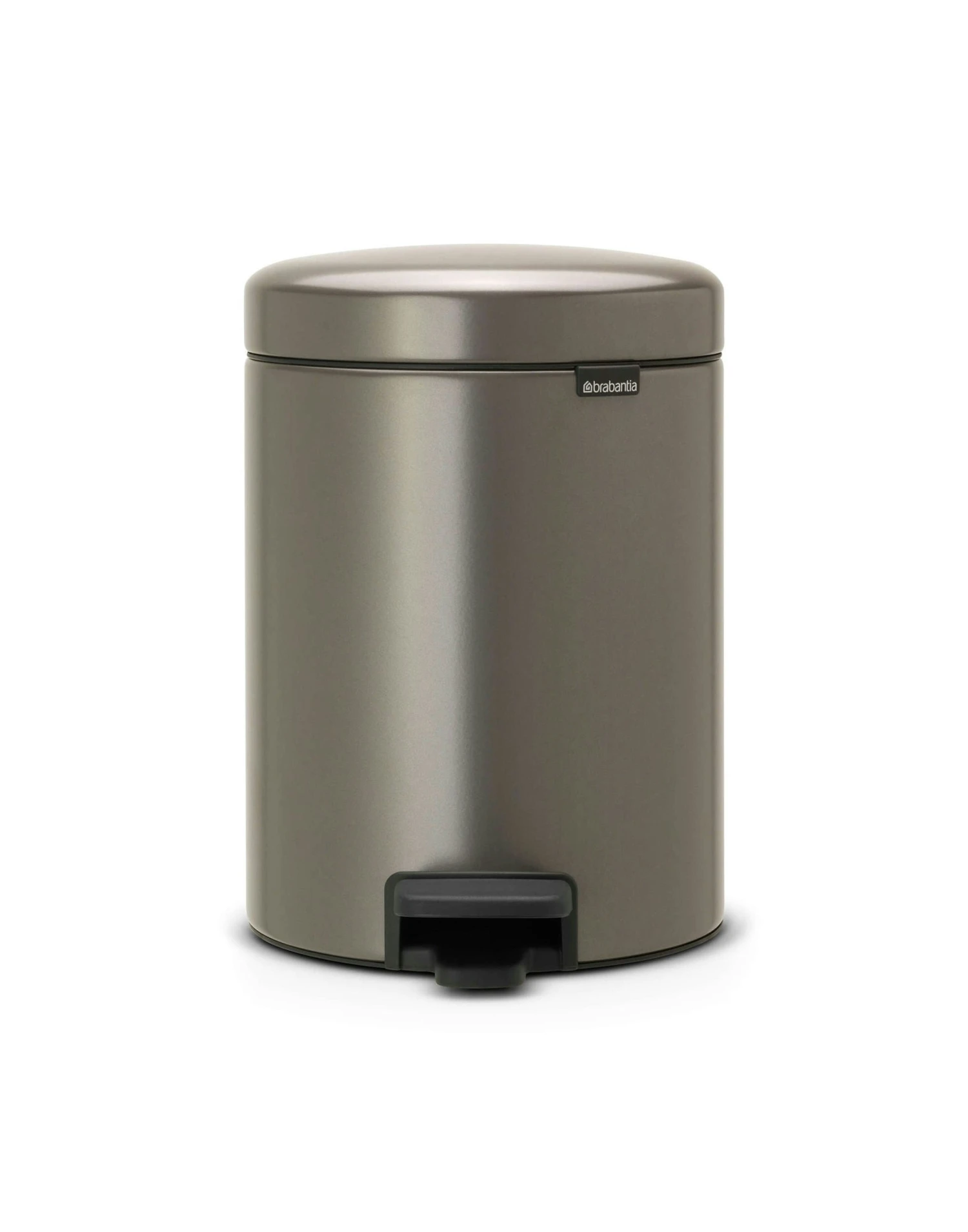 Brabantia Pedaalemmer Newlcon 5 Liter Platinum 1 Brabantia Pedaalemmer Newlcon 5 Liter Platinum