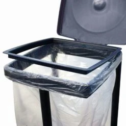 Sunware Vuilniszakstandaard 120 Liter Zwart/metaal -Tuinmeubelen & Barbecue Winkel efd704cb77272c7471a3e19bea24f6fe