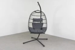 Julia Hangstoel Opvouwbaar Rope Antraciet