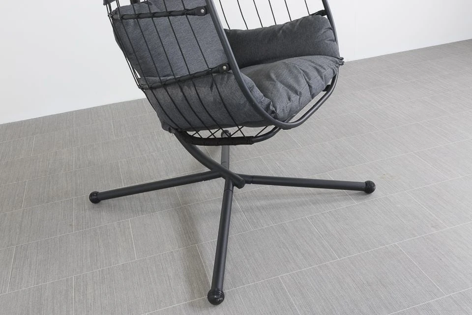 Julia Hangstoel Opvouwbaar Rope Antraciet 7 Julia Hangstoel Opvouwbaar Rope Antraciet - Afbeelding 7