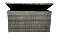 Qopps Kussenkist 159x77x84 -Tuinmeubelen & Barbecue Winkel kussenkist lichtgrijs 7188 145 2