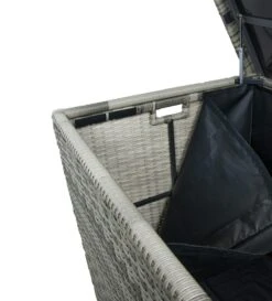 Qopps Kussenkist 159x77x84 -Tuinmeubelen & Barbecue Winkel kussenkist lichtgrijs 7188 145 8