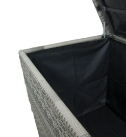 Qopps Kussenkist 159x77x84 -Tuinmeubelen & Barbecue Winkel kussenkist lichtgrijs 7188 145 9