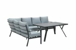 Sergio Lounge Diningset 3 Delig Links -Tuinmeubelen & Barbecue Winkel links 1