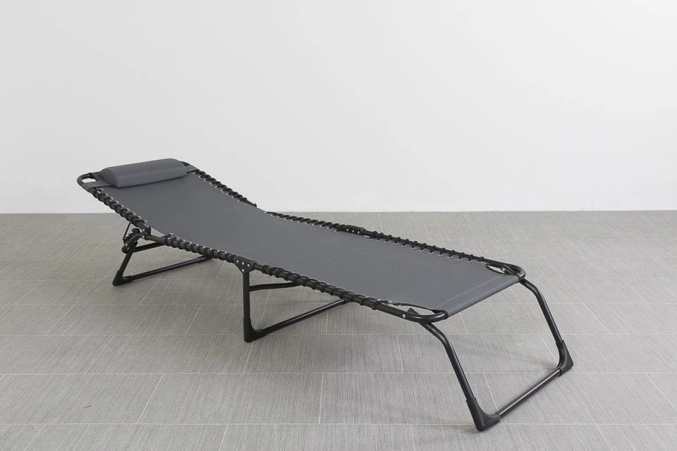 Dorie Ligbed Opvouwbaar Antraciet 3 Dorie Ligbed Opvouwbaar Antraciet - Afbeelding 3