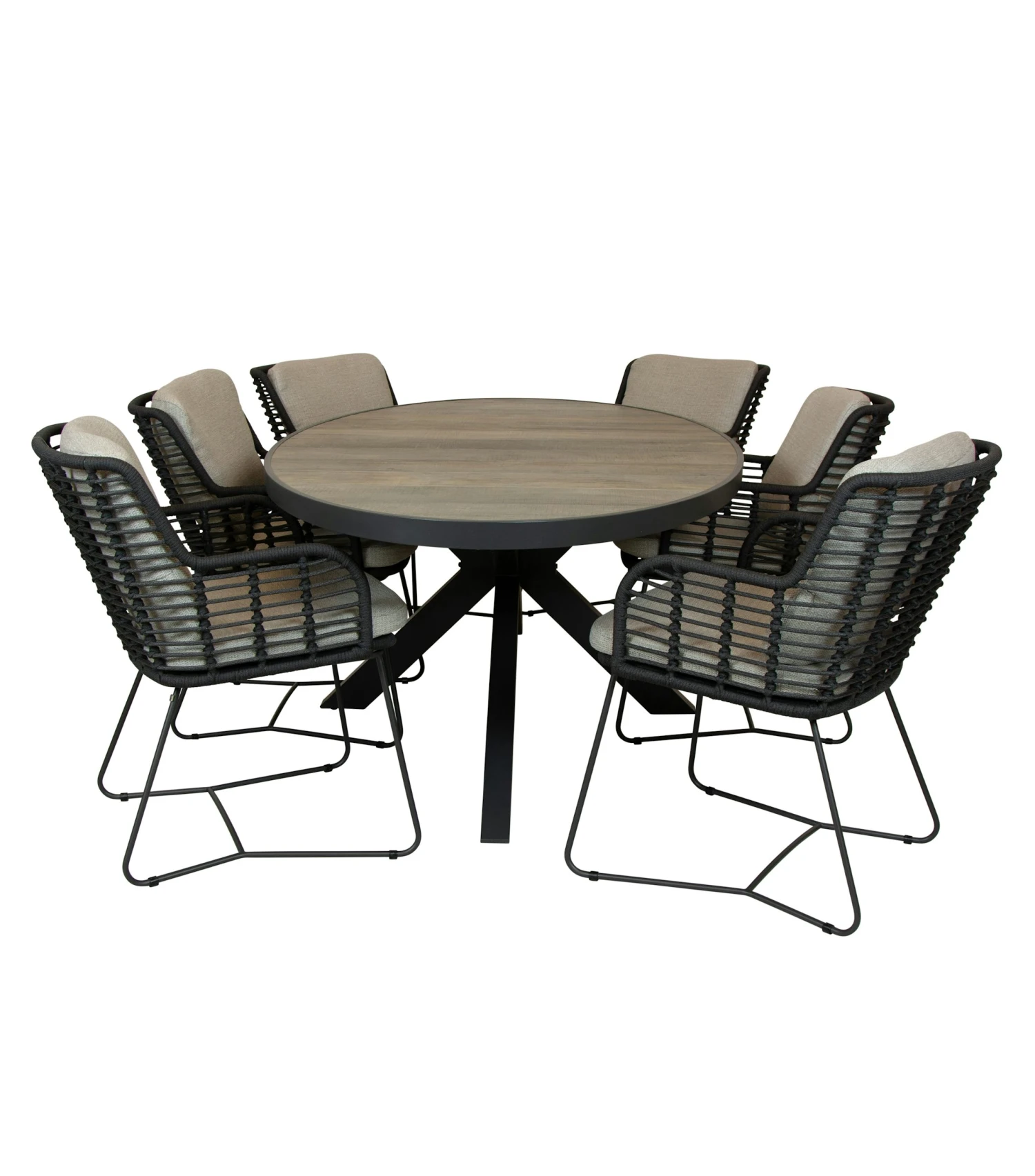 Qopps Kismo Tuintafel Met 4SO Fabrice Dining Tuinstoel 1 Qopps Kismo Tuintafel Met 4SO Fabrice Dining Tuinstoel