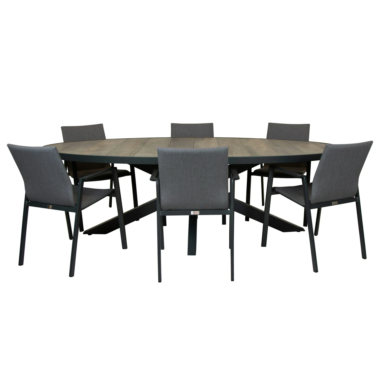 Qopps Kismo Tuintafel Met Fubar Stapelbare Tuinstoel 3 Qopps Kismo Tuintafel Met Fubar Stapelbare Tuinstoel - Afbeelding 3